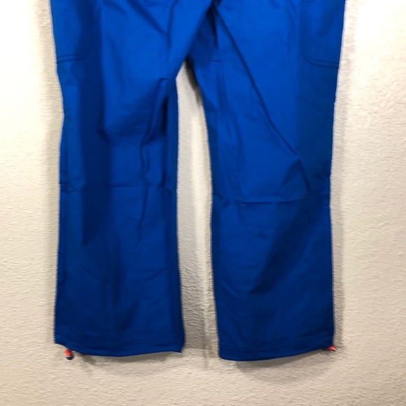 Certainty Nurse Scrubs Pants Blue L Petite NWT Pull On Pockets - Picture 6 of 8